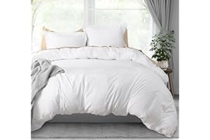 Utopia Bedding Duvet Cover Queen Size - 3 Piece with Zipper Closure - 1 Comforter Cover 90X90 Inches & 2 Pillow Shams 20X26 I