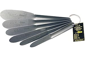 Albion Engineering Company 922-G01 C.A.T. Spatula Set, Stainless Steel, Pack of 6