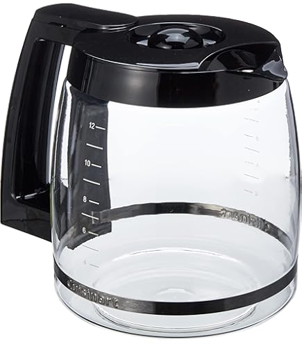 Amazon.com: Cuisinart DCC-2200RC 14-Cup Replacement Glass Carafe, Black (2  Pack): Home & Kitchen