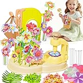 150PCS Fabric Flower Bouquets Toys DIY Flower Making Kit for Kids Ages 3-12 Arts & Crafts Flower Crafts for Kids Creative Birthday Gifts Toys for Girls
