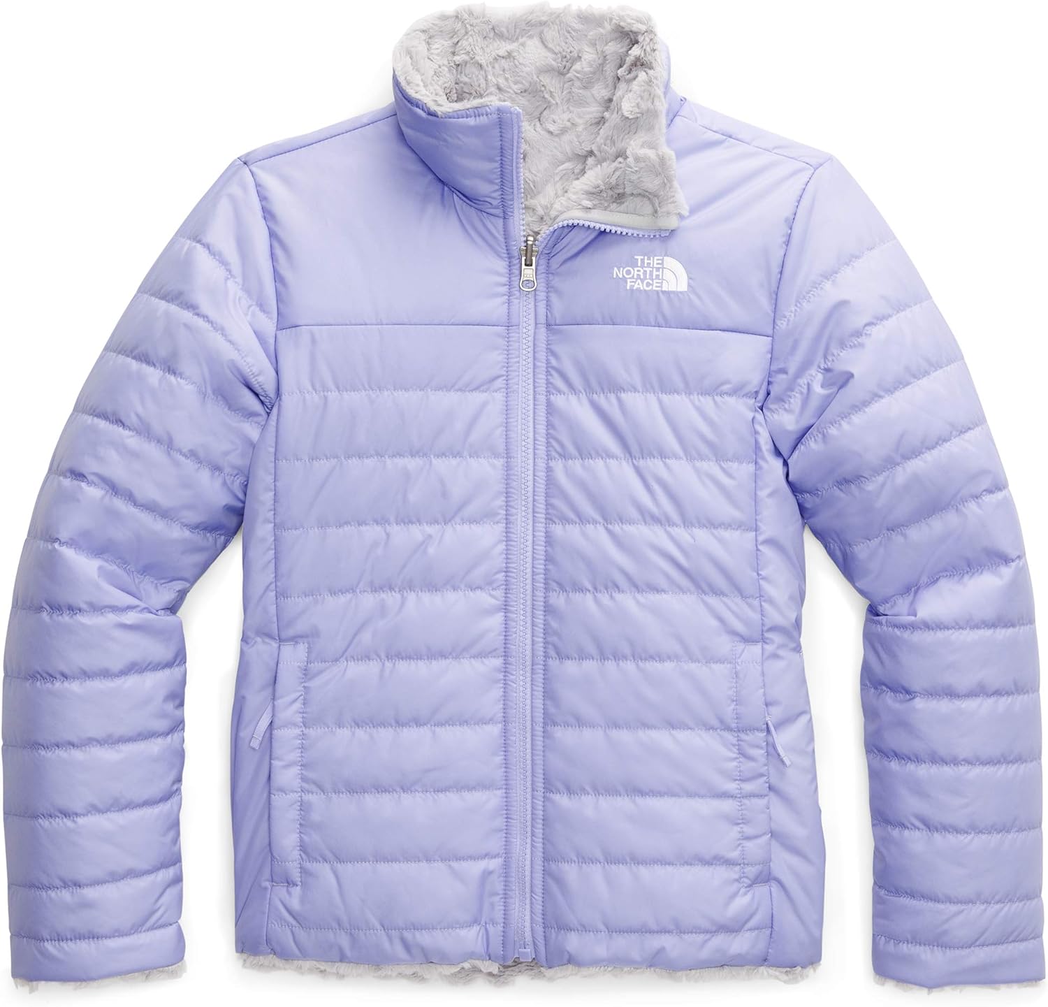 The North Face Girls' Reversible Mossbud Swirl Jacket: Clothing