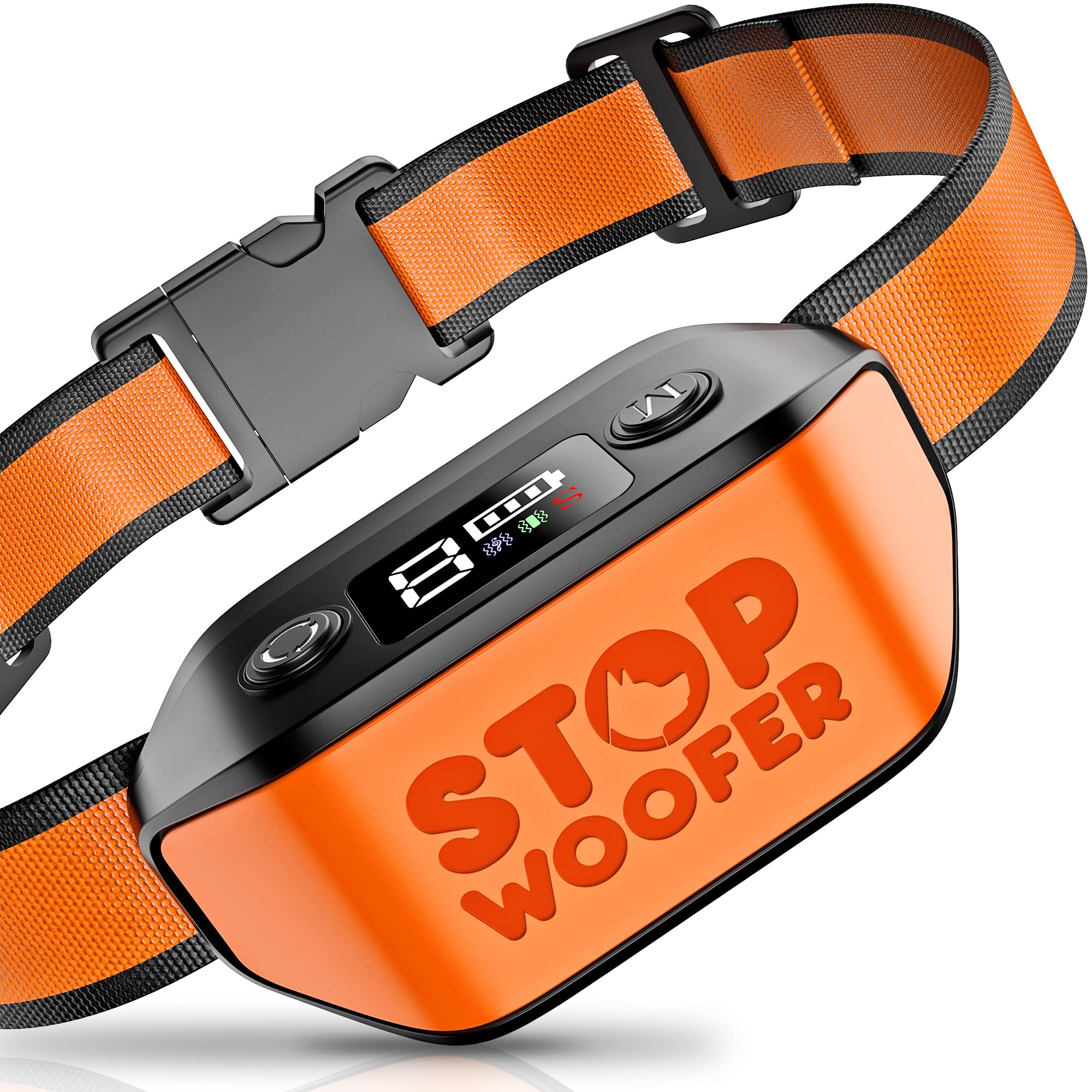 Photo 1 of ***FACTORY SEALED*** New 2025 No Shock Dog Bark Collar for Small Medium Large Dogs-Smart Chip Adjusts to Stop Barking in 1 Minute-Highly Effective Vibration and Sound Stops Barks Fast with No Pain-Safe Orange