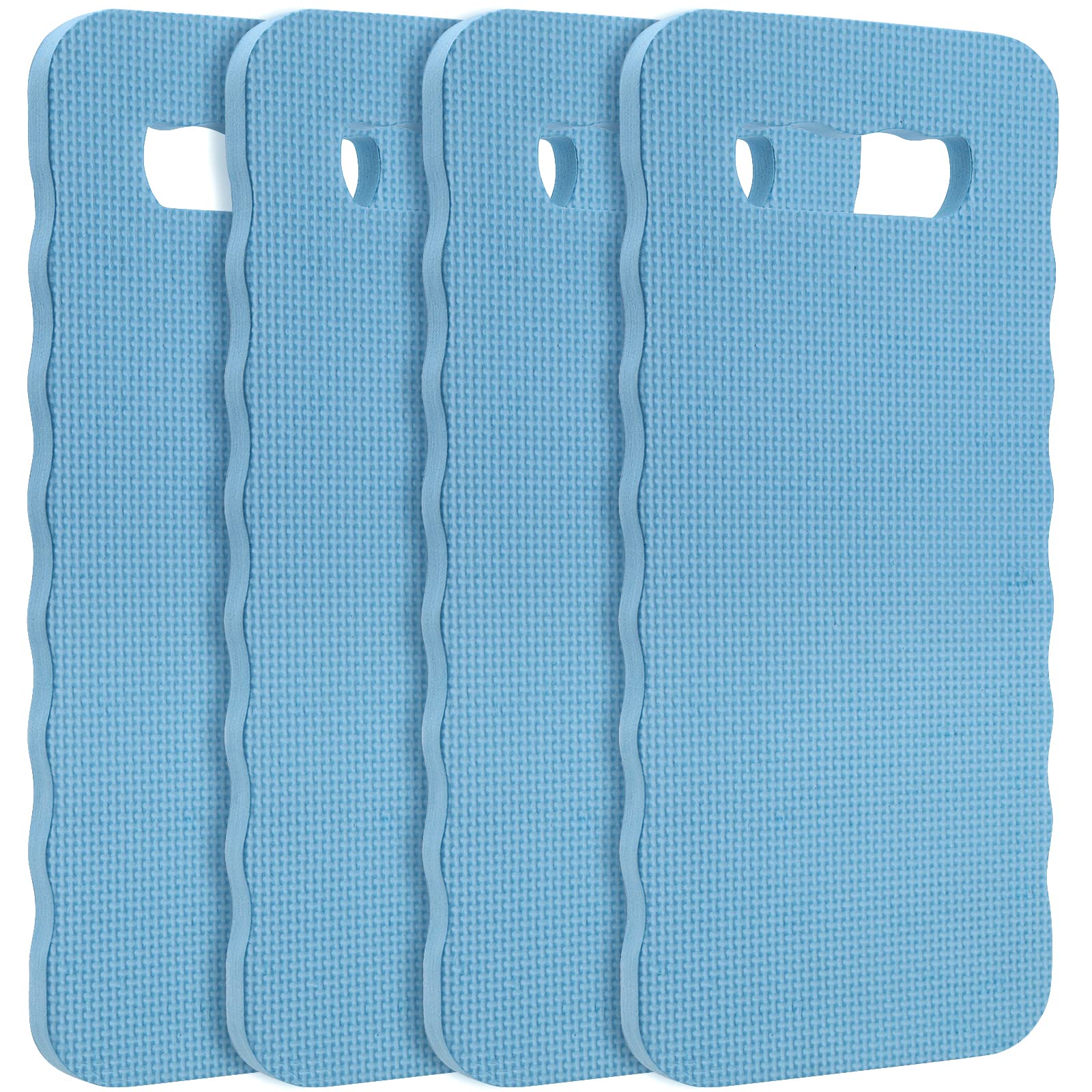 HAKZEON 4 Pack 40 x 18 x 2cm Garden Kneeler Kneeling Pad, Thick Foam Comfortable Kneeler Cushion with Handle, Kneeling Mat for Gardening, Work
