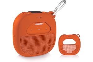 WGEAR getgear Silicone Cover Sleeve for Bose SoundLink Micro Portable Outdoor Speaker, Customized Design Skin Giving All 6 Directions Protection, Best Matching in Shape and Color(Orange)