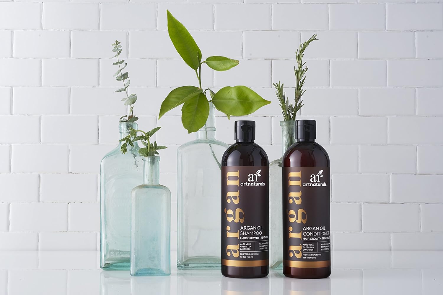 ArtNaturals Argan Hair Growth Conditioner - (16 Fl Oz / 473ml) - Sulfate Free - Treatment for Hair Loss, Thinning & Regrowth - Men & Women - Infused with Biotin, Argan Oil, Keratin, Caffeine: Beauty
