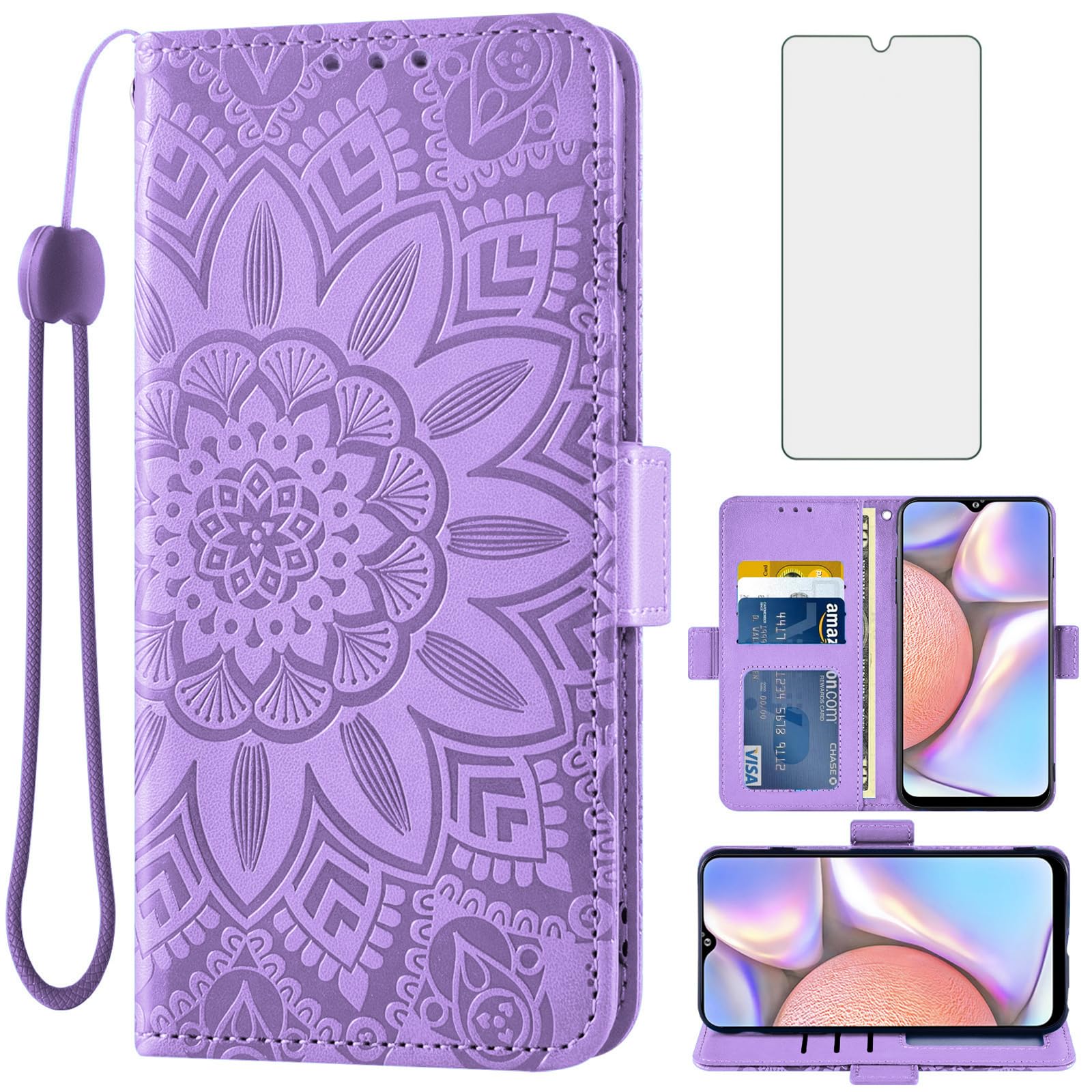 Asuwish Phone Case for Samsung Galaxy A10s with