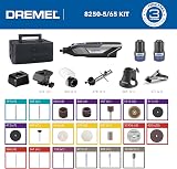 Dremel 8240 Cordless 12V Rotary Tool Kit with 2 Batteries, 65 Accessories view 3