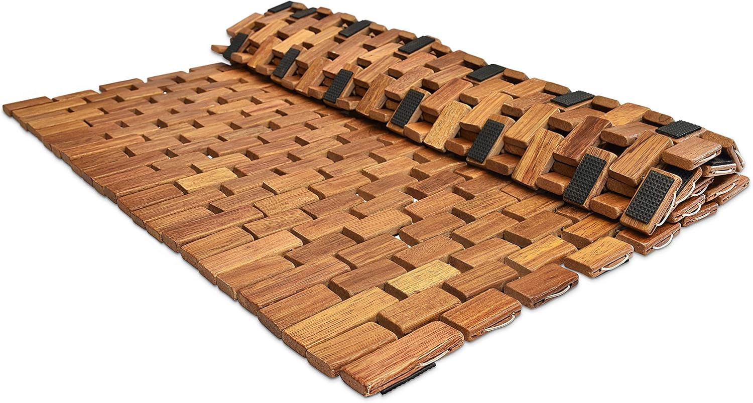 Best Bamboo Roll-Up Chair Mat