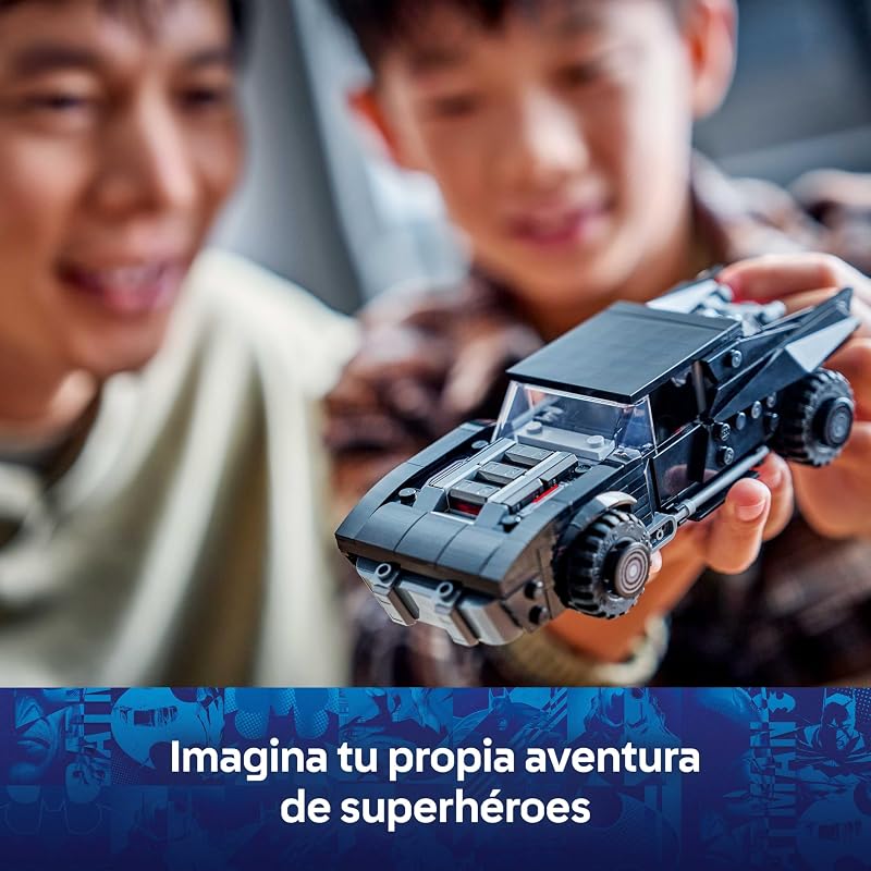 DC Batmóvil de The Batman - Maqueta de Coche de Juguete y Minifigura de Superhéroe - Regalo de Cumpleaños para Niños de 9+ Años y Adolescentes Fans de la Película 76332 — foto 4 de 8