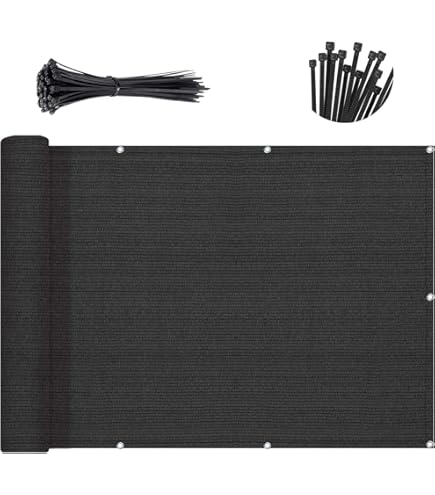Amazon.com : Alion Home Elegant Windscreen Privacy Screen for Deck, Pool,  Railing, Backyard Deck, Patio, Fence, Porch