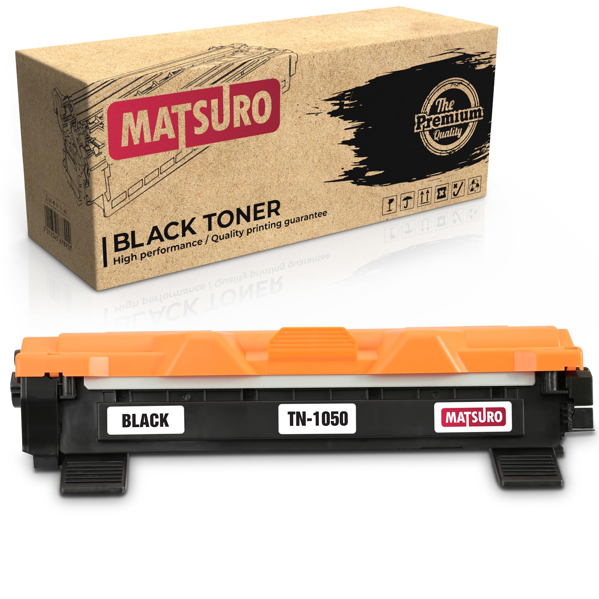 Matsuro Original | Compatible Toner Cartridge Replacement for BROTHER TN-1050 (1 BLACK)