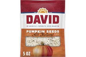 DAVID All Natural Pumpkin Seeds, 5 oz. (Pack of 12)