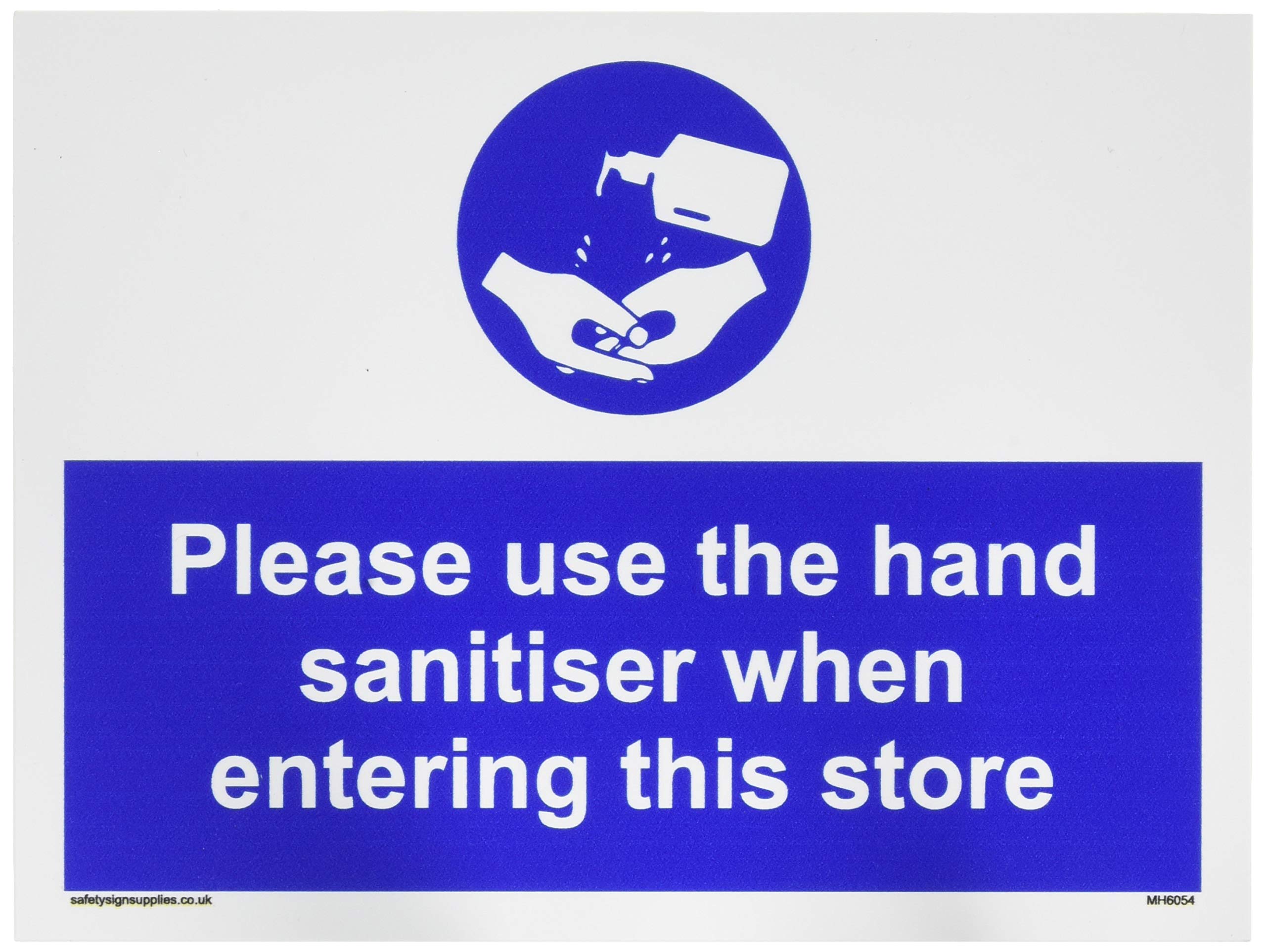 Please use the hand sanitizer