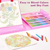 KINSPORY 290 PCS Art Set for Kids Deluxe Coloring Case Gift Teens Boys Girls view 6