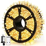 JMEXSUSS Outdoor Christmas Lights Plug in: 315ft