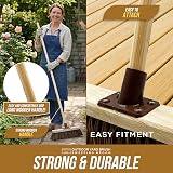 Newman and Cole 12in Yard Brush Heavy Duty Outdoor Broom 120cm Handle view 5