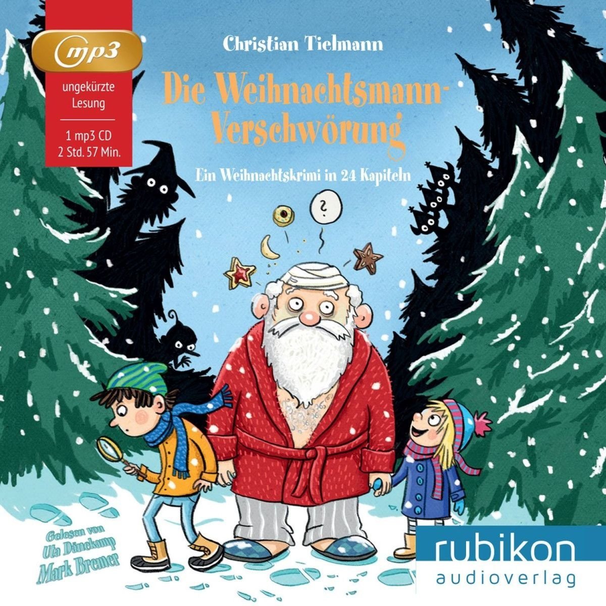 Die Weihnachtsmann Verschworung Ein Weihnachtskrimi In 24 Kapiteln Amazon De Rubikon Audioverlag Tielmann Christian Danekamp Uta Bremer Mark Bucher
