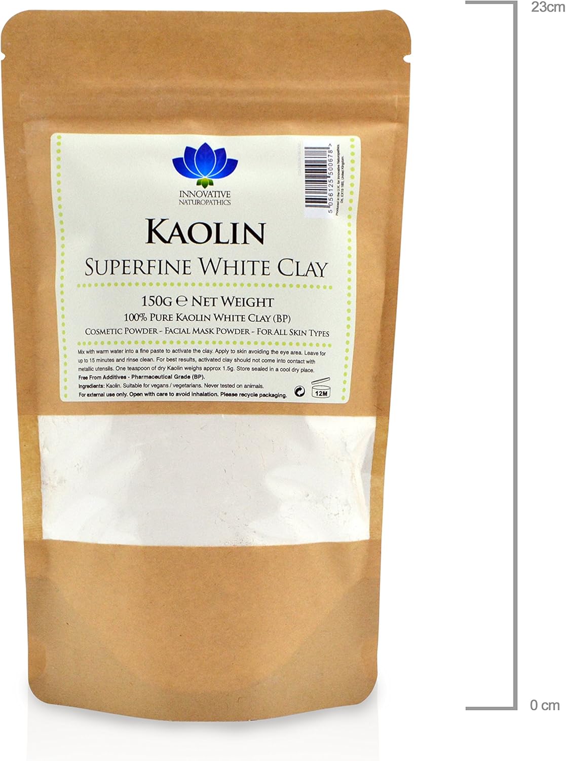 Kaolin - Pharmaceutical Grade - Superfine White Clay - 150g Packet, 150 g (Pack of 1) - Image 3