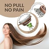 marQus Detangling Hair Brush USB No-Pull No-Pain Bioplastic Wheat Miracle view 2
