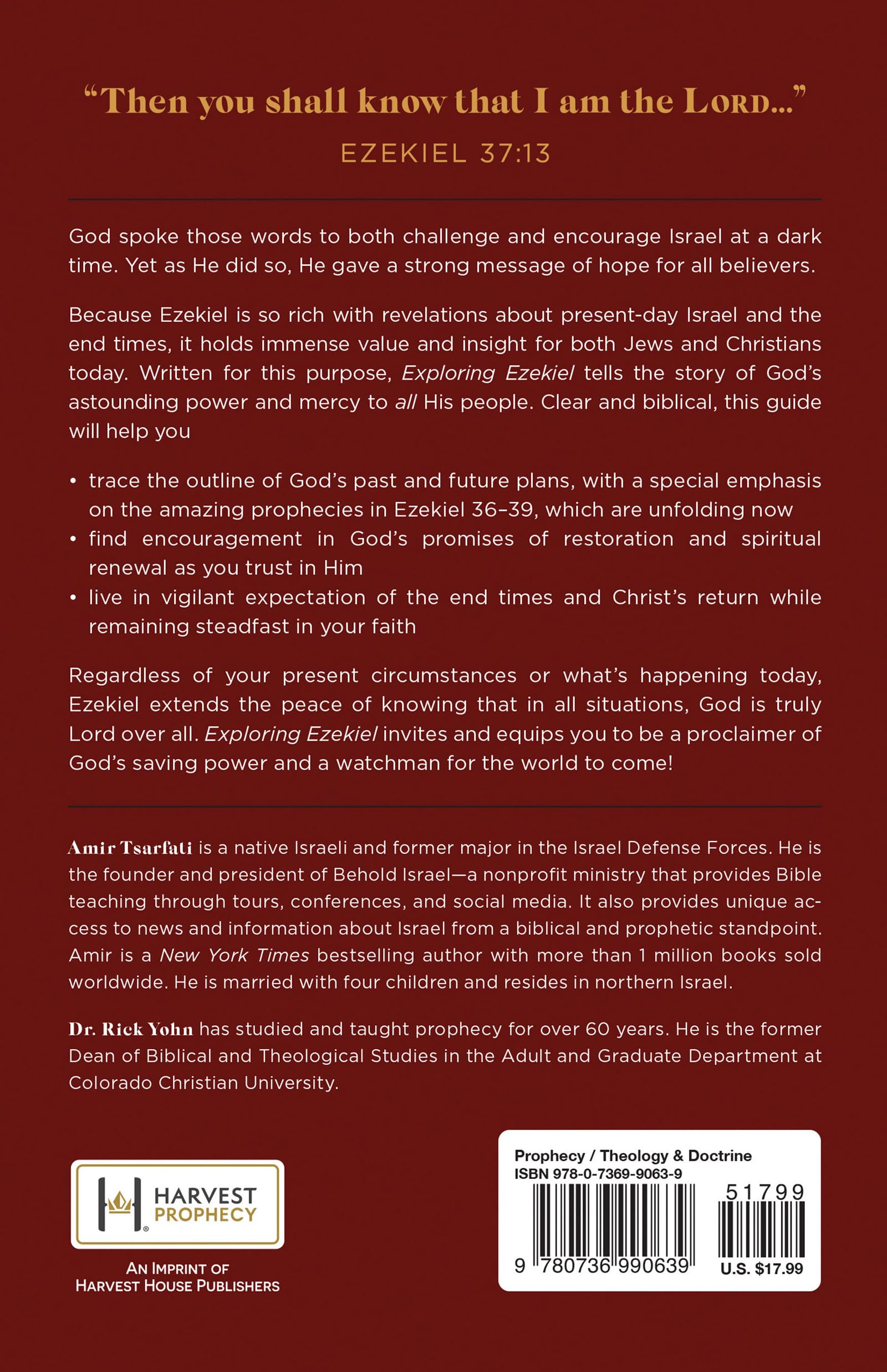 Exploring Ezekiel: The Next Big War, Earth's Final Days, and Your Eternal Destination