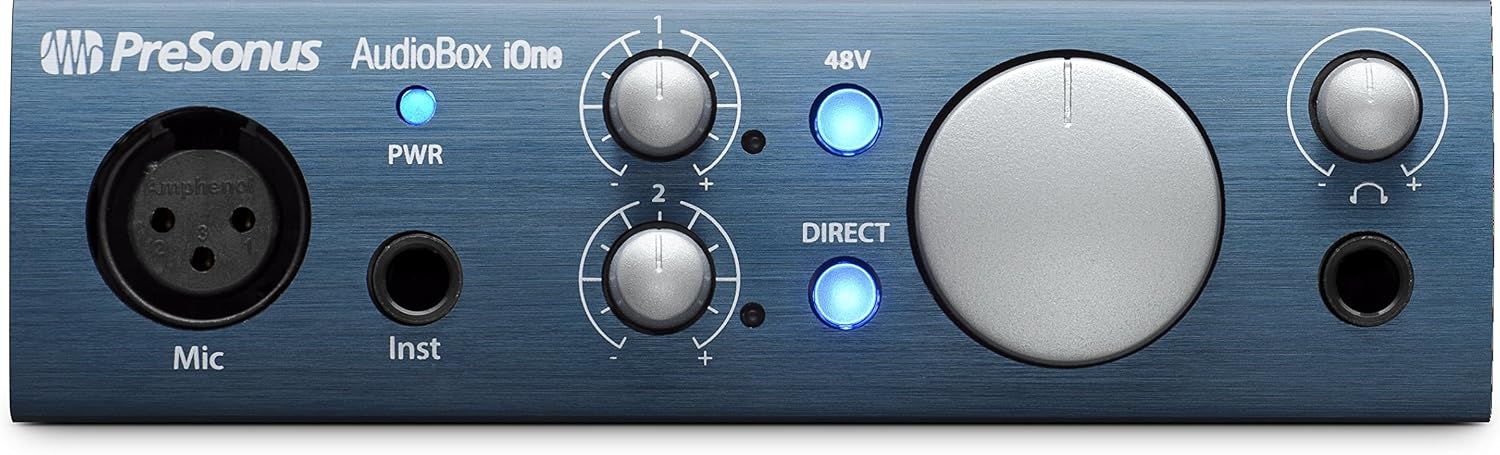 PreSonus AudioBox iOne, Audio interface, USB and iOS/iPad, for Recording Streaming, Podcasting - Image 3
