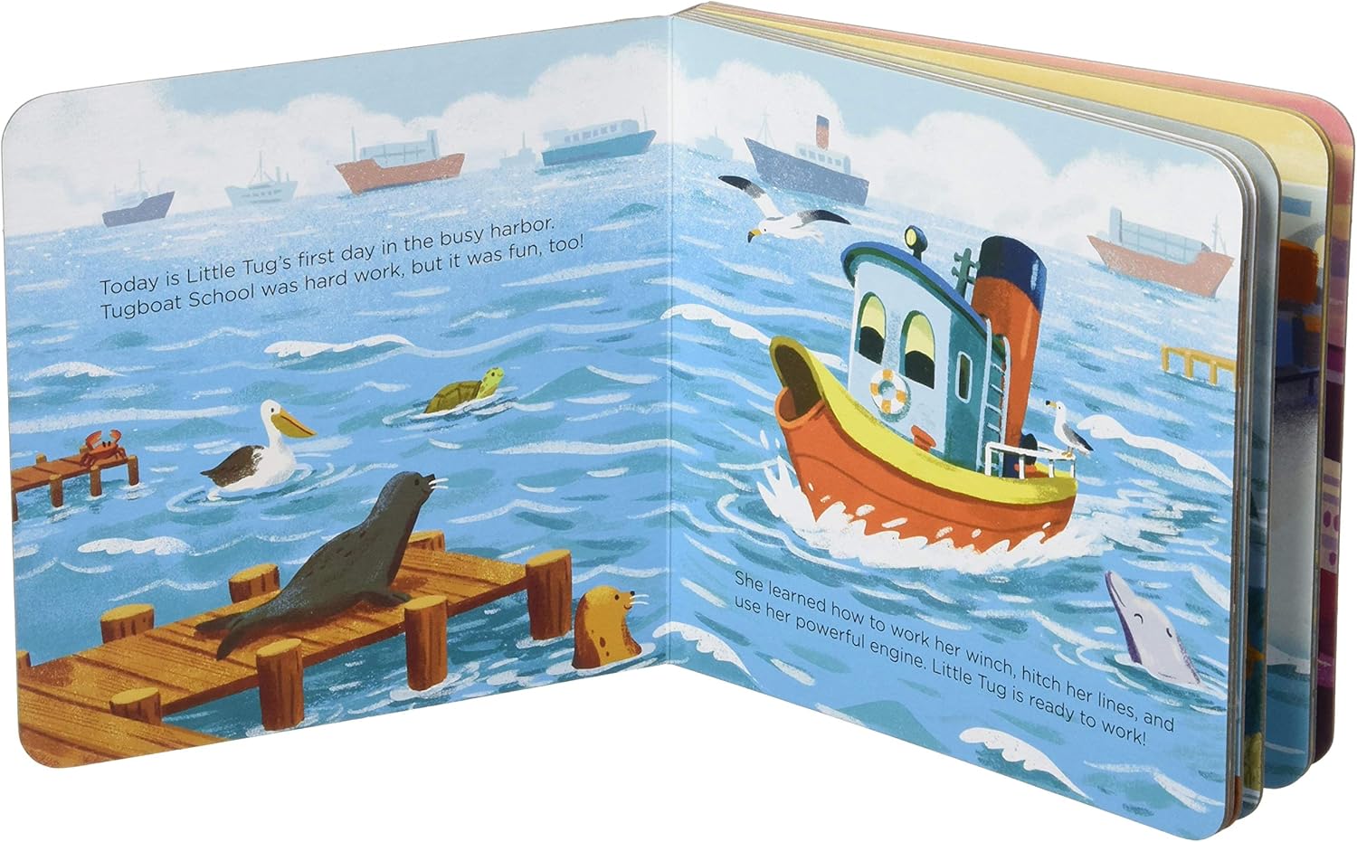 Green Toys Ferry Boat FFP - Tug Board Book: Toys & Games