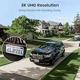 aosu Floodlight Security Camera Outdoor 3K UHD 360 PTZ 2.4GHz WiFi view 5