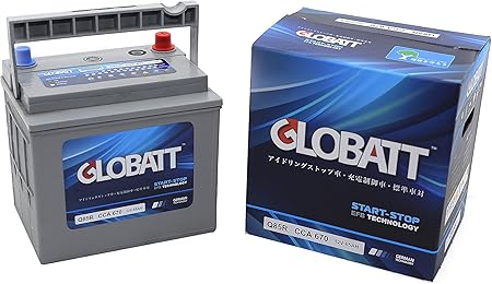Amazon Globatt グロバット 国産車用バッテリー Q85r Q 85r アイドリングストップ車 ハイブリット車 充電制御車 標準車対応 カーバッテリー 車 バイク
