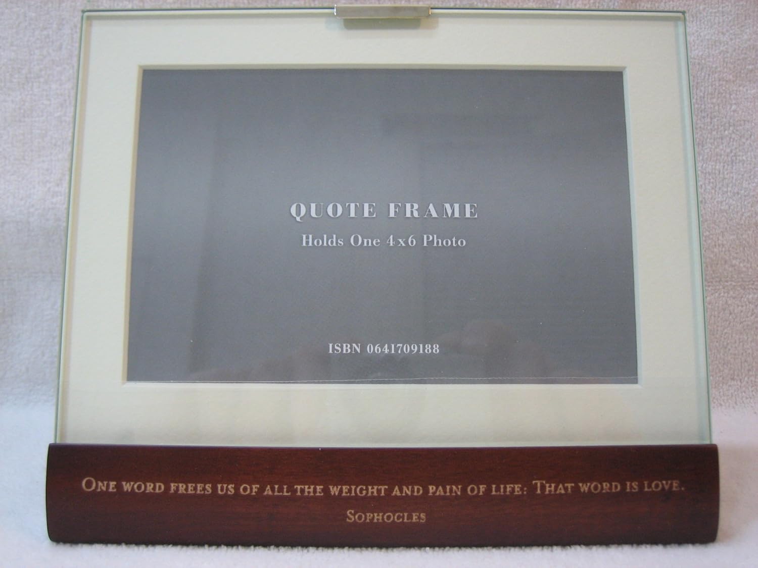 Citation De Bois Cadre Photo Sophocle One Word Libere Us De Tous Les Poids Et Les Douleurs De La Vie Ce Mot Est Amour Amazon Fr Cuisine Maison