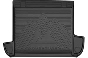 Mixsuper Cargo Liner for Toyota 4Runner 2010-2024 5 Seater (No 3rd Seat or No Sliding Cargo Deck), Trunk Mat for 4Runner Accessories Cargo Mat Rear Trunk Liner Black