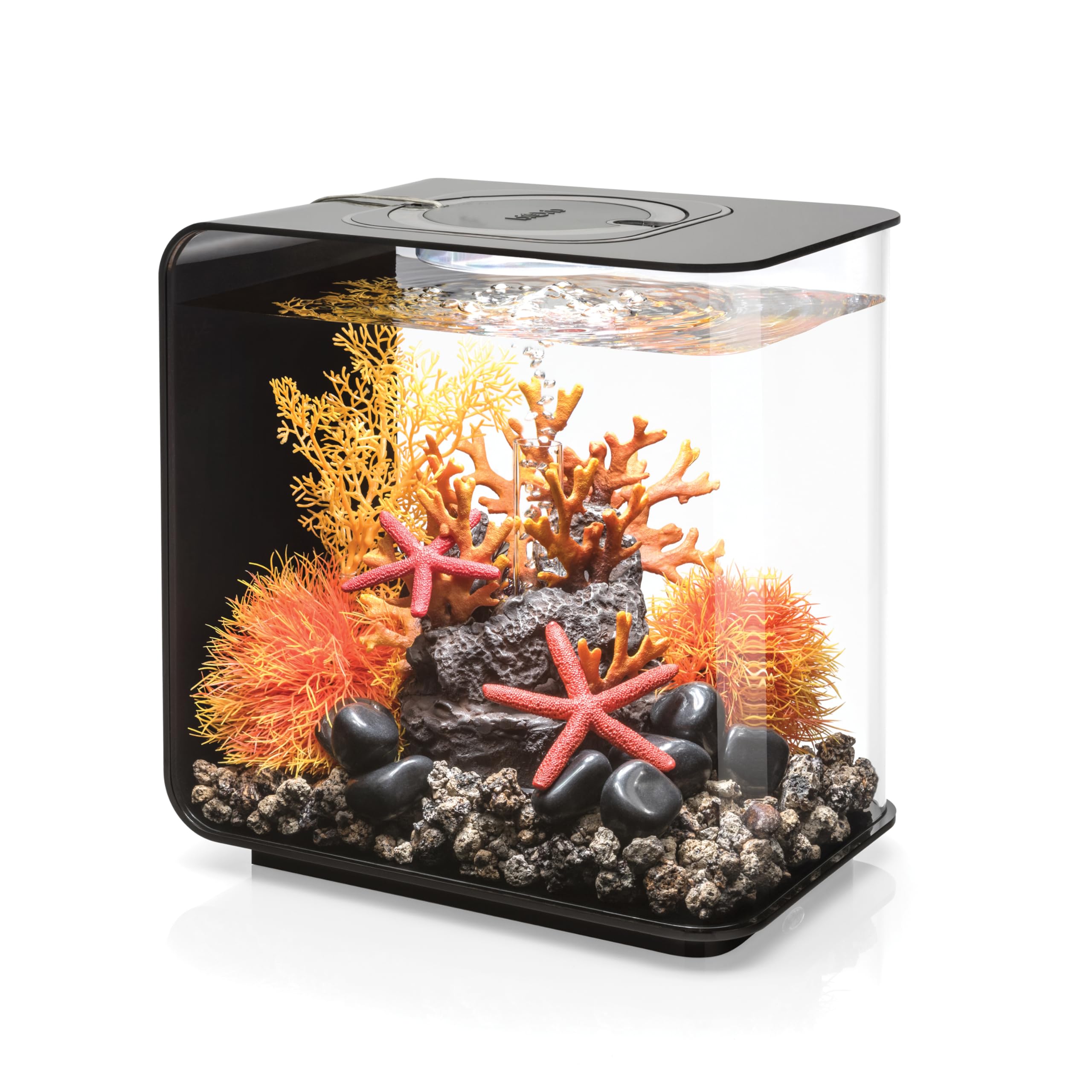Photo 1 of *****************MISSING PARTS-FOR PARTS ONLY******************
biOrb Flow 15 Acrylic 4-Gallon Aquarium with White LED Lights Modern Compact Tank for Tabletop or Desktop Display, Black