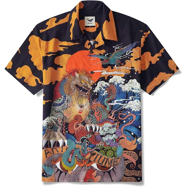 Amazon.com: Australian Shepherd Hawaiian Shirt for Men