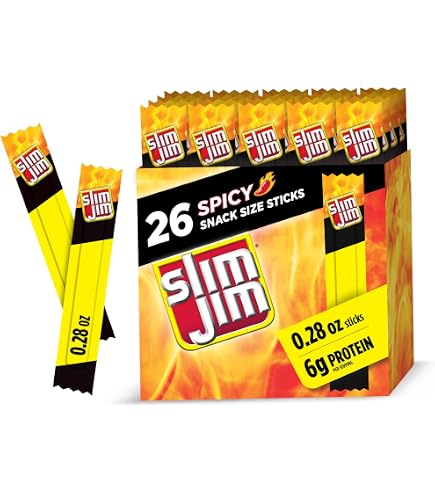 Amazon.com : Slim Jim Jerky Snacks Sticks Valentine's Day Gift Box