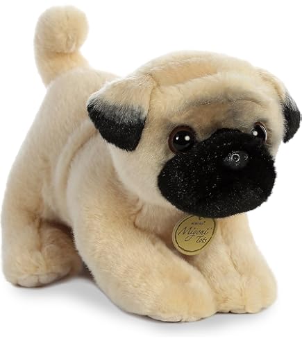 DolliBu Pug Dog Doctor Plush Toy - Super Soft Pug Dog Doctor St￭ Animal Dress Up With Cute Scrub Uniform & Cap Outfit - Fluffy Doctor Toy Plush Gift With Personalization
