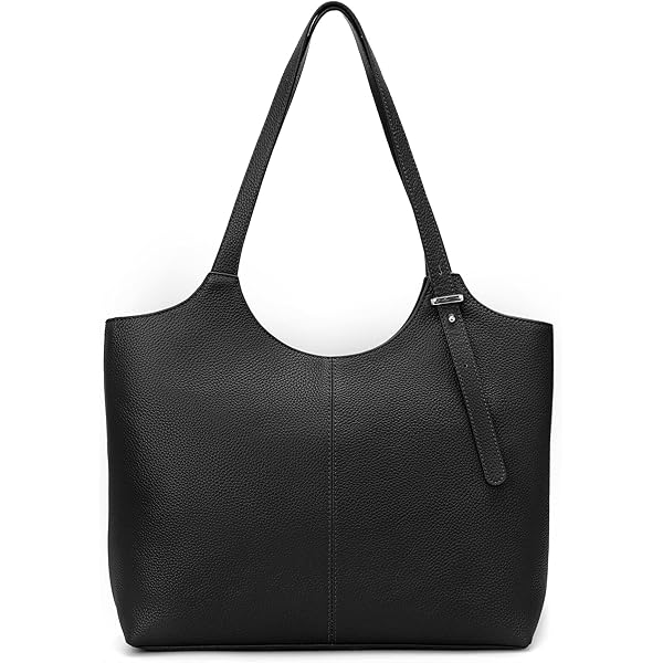 Amazon.com: Isabelle 2 in 1 Scoop Neck Tote (Black) - Vegan