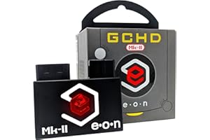 E E·O·N GCHD Mk-II | Gamecube HD Adapter for Nintendo Gamecube – HDMI Converter, Digital Audio, Plug & Play, Zero Lag, Video Enhancer (Jet Black)