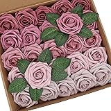 D-Seven Artificial Flower 50pcs Mauve Ombre Colors