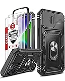 LeYi for iPhone-14-Pro Case with Stand: 2 Packs