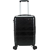 Rockland Tahoe Hardside Expandable Carry on Luggage with Spinner Wheels, Black