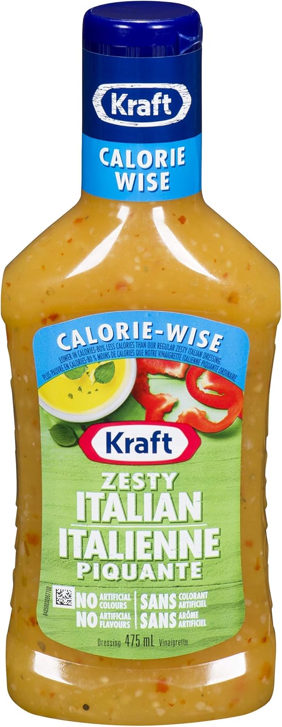 KRAFT Calorie Wise Zesty Italian Dressing, 4750ml Amazon.ca Grocery