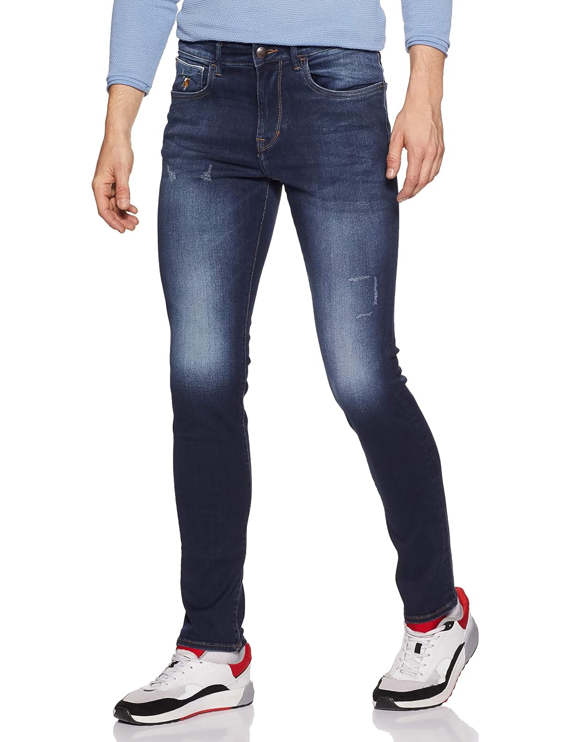 Buy US Polo Association Men's Slim Fit Stretchable Jeans at Amazon.in