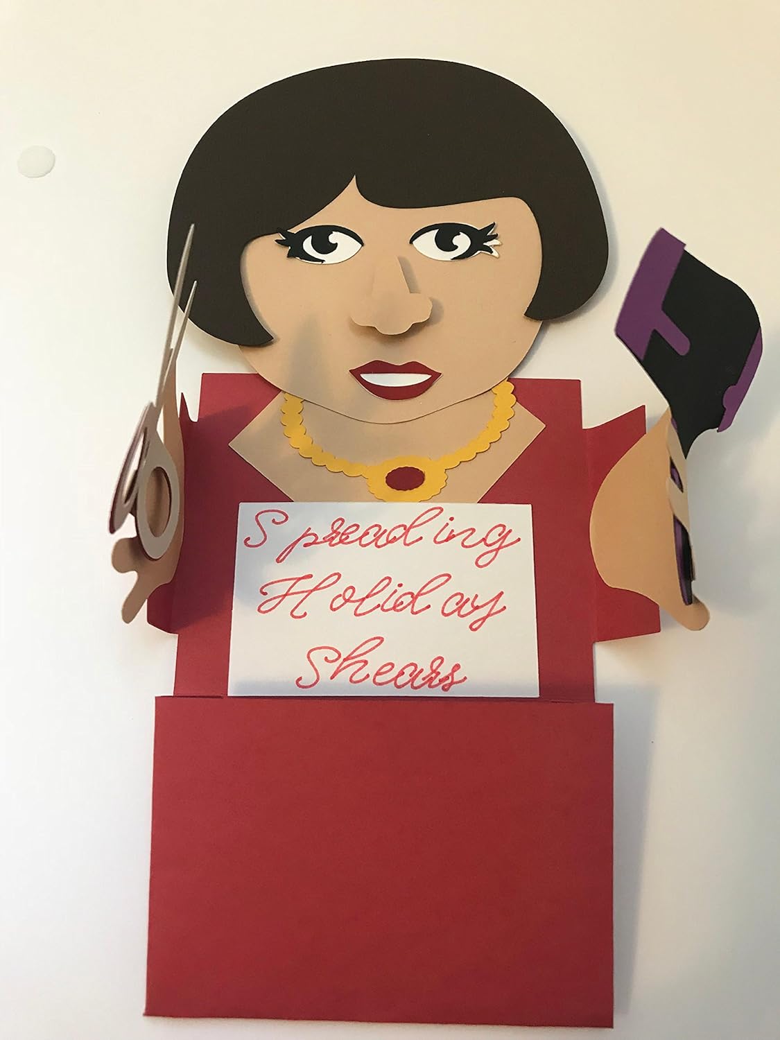 Amazon Com Hair Stylist Character Gift Card Holder Or Money