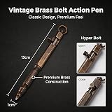 SMOOTHERPRO Solid Brass Bolt Action Pen Bronze BR631 Ballpoint view 2