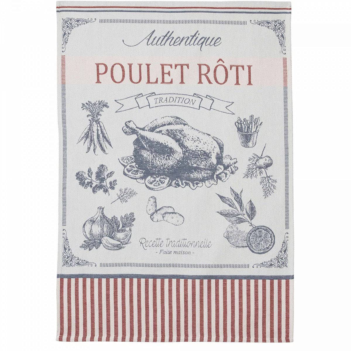 Roti Jacquard Chicken Tea Towel