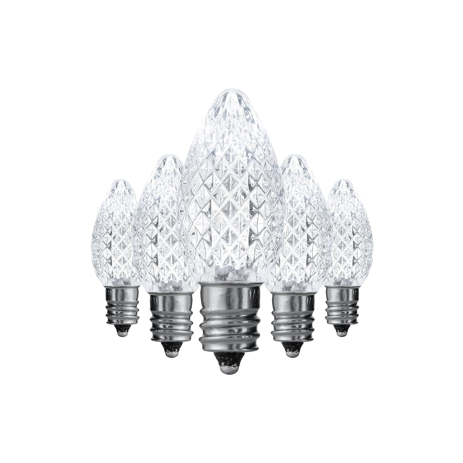 Amazon.com  Holiday Lighting Outlet LED C7 Cool White Replacement