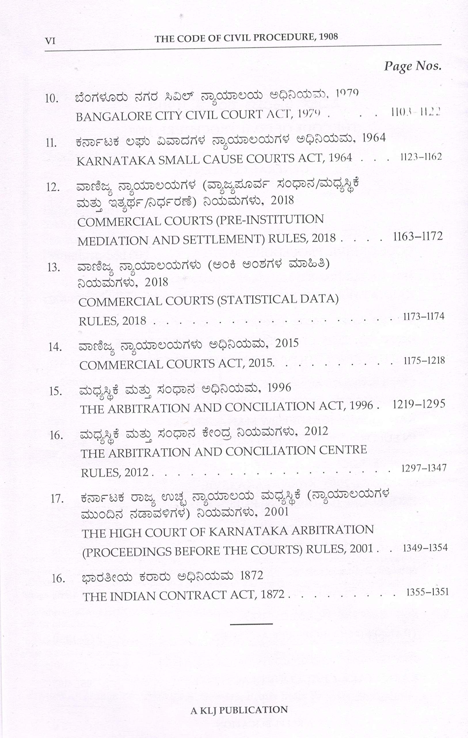 civil procedure code book in kannada
