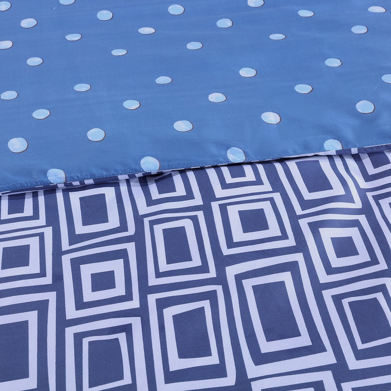 Melody House Hotel Quality Microfiber Reversible Duvet Cover Set Full/Queen 3 Piece Includes 2 Pillow Shams