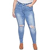 Royalty for Me Womens Royalty for Me Women's Plus Size Essential High Rise Skinny Jeans