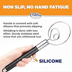 ORBLUE Danish Dough Whisk with Silicone