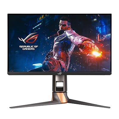ASUS ROG Swift 360Hz PG259QN 24.5&amp;rdquo; HDR Gaming Monitor, 1080P Full HD, Fast IPS, 1ms, G-SYNC, ULMB, Eye Care, HDMI DisplayPort USB, Ergonomic Design, VESA Wall Mountable, HDR10, World&amp;rsquo;s First 360Hz
